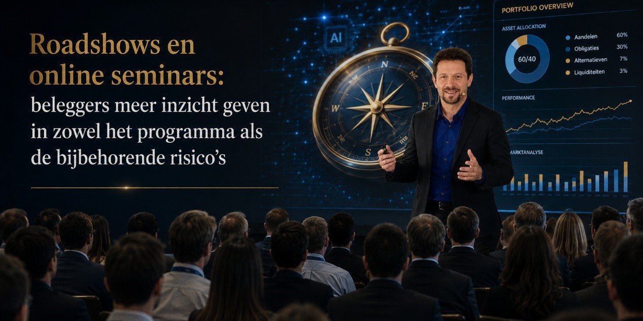 Roadshows en online seminars: beleggers meer inzicht geven in zowel het programma als de bijbehorende risico’s
