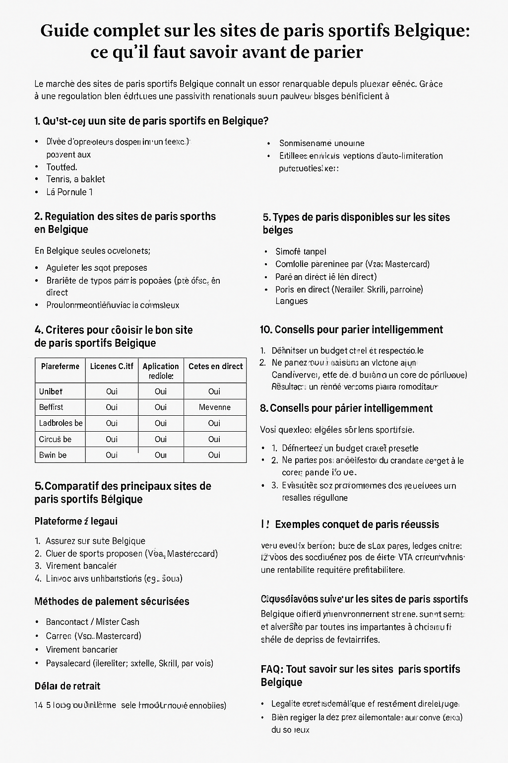sites de paris sportifs Belgique